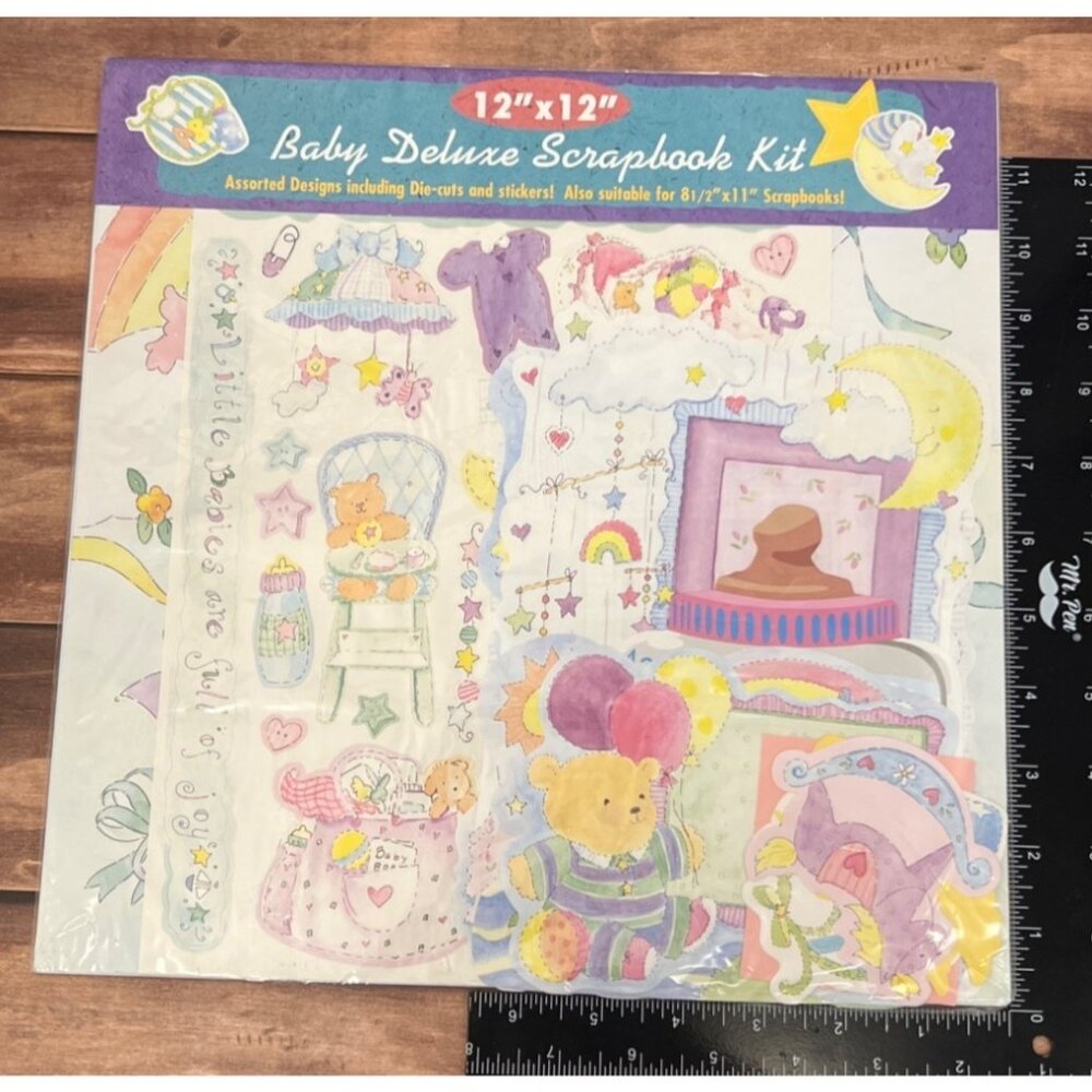 Baby Deluxe Scrapbook Kit With Stickers & Die-Cuts 11764 by Remember When